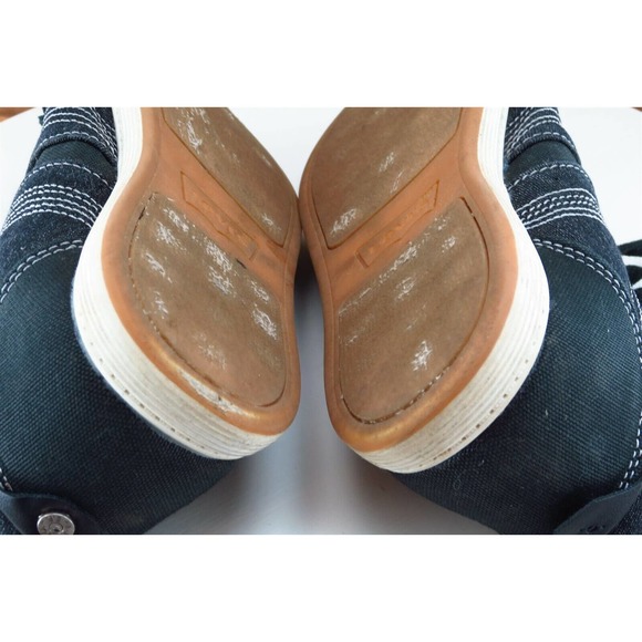 Levi's Youth‎ Boys Shoes Sz 6 M Black Fabric Fashion Sneakers - Picture 8 of 9